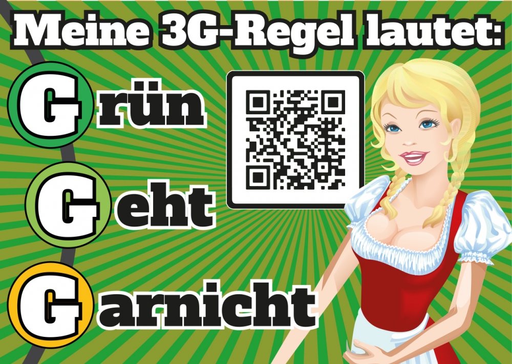 3G - Grün Geht Garnicht - Aufkleber Paket 50 Stück - volksaufklärung.de